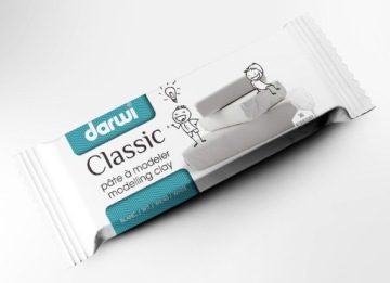 Белый пластик Darwi Classic, масса 1кг.