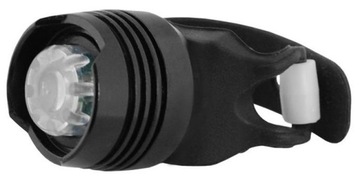 PRZEDNIA LAMPKA ROWEROWA LED 1W Z OPASKĄ CZARNA