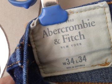 ABERCROMBIE&FITCH-SUPER SPODNIE 34/34 J7