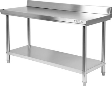 НАСТЕННЫЙ СТОЛИК С ПОЛКОЙ, СКЛАДНОЙ 1500×600×H850+10