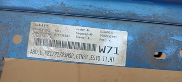 ЛЕВЫЙ ПОРОГ ЛЕВАЯ ДОСКА РАКИ BMW 2 F21 F22 F23 MSP 875035283 57660511 ОРИГИНАЛ