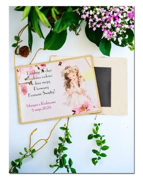 MAG 1 Podziękowanie pamiątka dla gości komunijnych komunia magnes COMMUNION