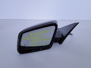 MERCEDES S TŘÍDA 221 W221 FACELIFT ZRCÁTKO LEVÉ KOMPLETNÍ ASISTENT FOTO 20 PIN