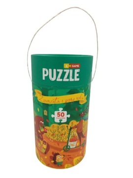 Puzzle Zwierzęta i pory roku 50el tuba
