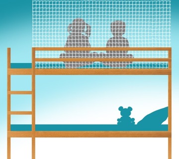 BIAŁA WZMACNIANA SIATKA OPLOT BRAMKA OCHRONNA HIT