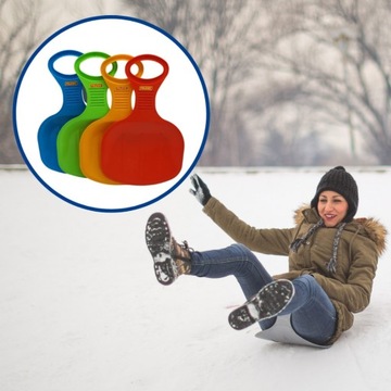 РАЗДВИЖНЫЕ САНКИ-ЯБЛОЧКИ для катания ПО СНЕГУ, БОЛЬШИЕ