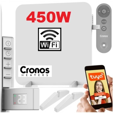 GRZEJNIK NA PODCZERWIEŃ PROMIENNIK PODCZERWIENI IR METALOWY PILOT 450W WiFi