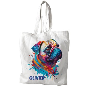 СУМКА ДЛЯ СОБАКИ PUGG ПОДАРОК ​​С ИНДИВИДУАЛЬНЫМ ИМЕНЕМ