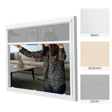 НАРУЖНЫЕ РОЛЛЕТНИЦЫ ЭКРАННЫЕ ЖАЛЮЗИ SPARROW EASYFIT 95X100-130 БЕЖЕВЫЕ