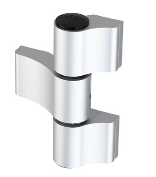 Zawias do drzwi aluminiowych 67 mm srebrny 3skrzy