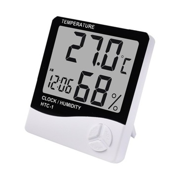 V2 TERMOMETR HIGROMETR ELEKTRONICZNY ZEGAR