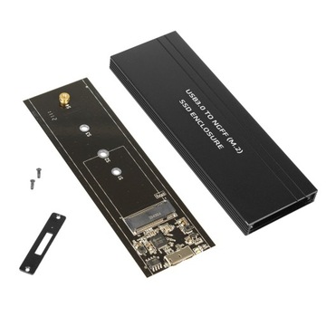 Корпус твердотельного накопителя M.2 SATA NGFF USB 3.0, алюминий