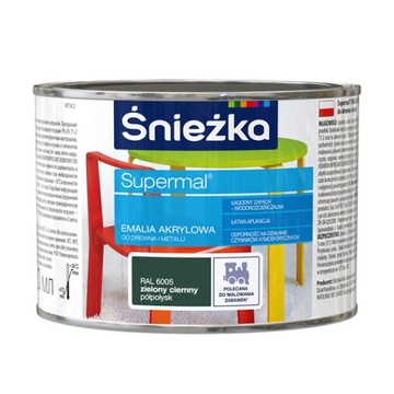 ŚNIEŻKA EMALIA AKRYLOWA RAL6005 ZIELONY CIEMNY0,4L