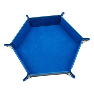 Dwustronna taca na kości Hexagon Rolling Blue