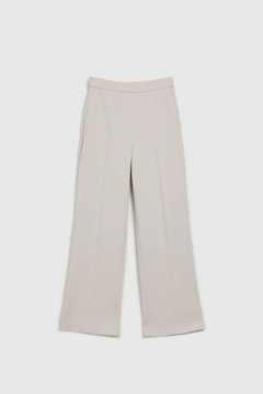 Garniturowe spodnie szare XL od MOODO