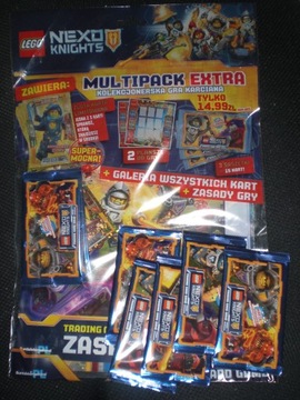 Lego Nexo Knights Multipack karty saszetki limited