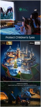 Светодиодный проектор Lovojoy YT200 черный