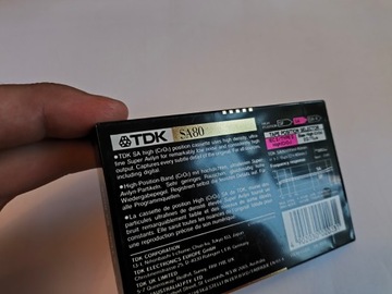 TDK SA 80 FOIL FOIL SA80 1990 *1817