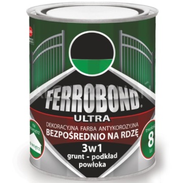 FERROBOND Краска для удаления ржавчины 3в1 0,7л цвет ГРАФИТ МАТОВЫЙ