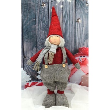 РОЖДЕСТВЕНСКИЙ ОРНАМЕНТ ДЕКОРАТИВНАЯ ФИГУРКА РЕГУЛИРУЕМЫЕ ТЕЛЕСКОПИЧЕСКИЕ НОЖКИ 54-62 СМ