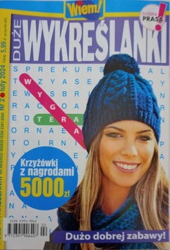 Krzyżówki Wiem! DUŻE WYKREŚLANKI 2/2024