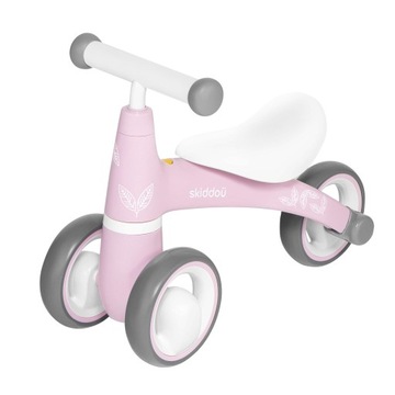 Jeździk Skiddou BERIT PINK Biały, Różowy