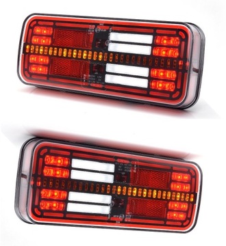 Lampy tylne zespolone LED WAŚ W194DD zestaw L+P