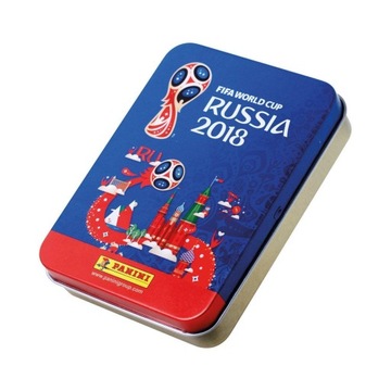 World Cup 2018 PANINI Puszka 8 Saszetek Naklejki
