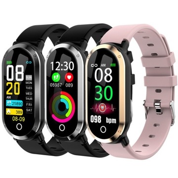 SMARTWATCH zegarek SMARTBAND Pulsometr Krokomierz