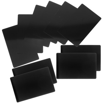 KARTY WIZYTOWE PUSTE ALUMINIOWE METALOWE PUSTE PURKI