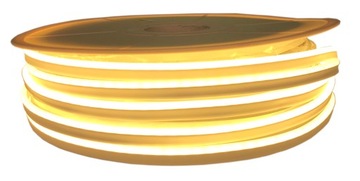 NEON LED FLEX 12V Taśma LED BIAŁY CIEPŁY IP67