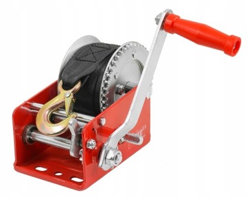 WYCIĄGARKA WCIĄGARKA RĘCZNA KORBOWA TAŚMOWA PASOWA NA KORBĘ 1200kg PAS 10m