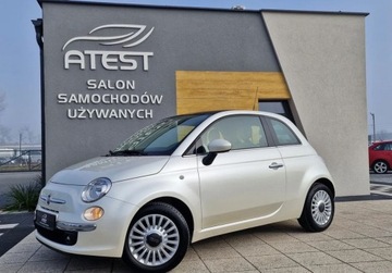 Fiat 500 1.2Benzyna Alu Klima Biala perla Elek...