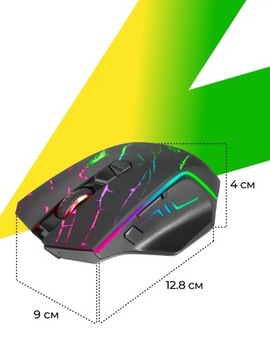 Игровая мышь URAN Игровая мышь Беспроводная светодиодная программируемая