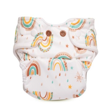 Otulacz wielorazowy Boho Rainbow Newborn 2PUL