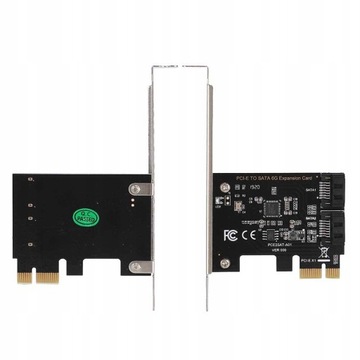KONTROLER ADAPTER KARTA PCI-E 1X NA 2X SATA 3.0