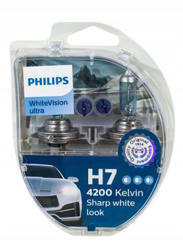 Лампы H7 Philips White Vision Ultra 4200K