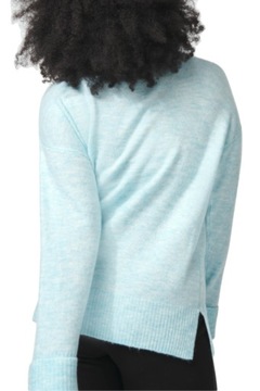 ema Kobiecy Efektowny Modny Błękitny Melanżowy Damski Sweter Golf XL 42