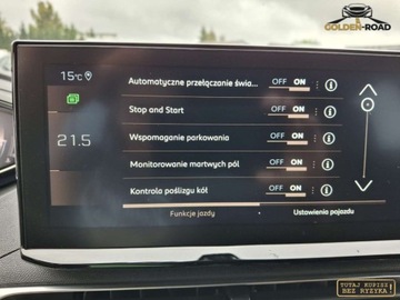 Peugeot 3008 II Crossover Facelifting  1.5 BlueHDi 130KM 2021 Peugeot 3008 1,5 hdi GT LINE alcantara kamera alu oplacony 1.5 Diesel, zdjęcie 24