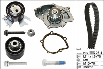 INA 530055831 комплект ГРМ + помпа FORD FOCUS KUGA C-MAX MONDEO IV SMAX