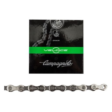 Campagnolo VELOCE Сверхузкая велосипедная цепь 10s 114 Сверхузких звеньев