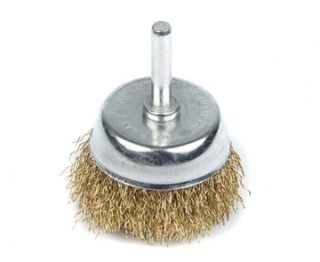 Щетка передняя проволочная с хвостовиком для сверла 1/4
