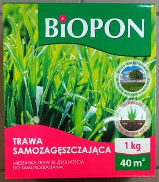 TRAWA SAMOZAGĘSZCZAJĄCA 1 kg 40 m² BIOPON