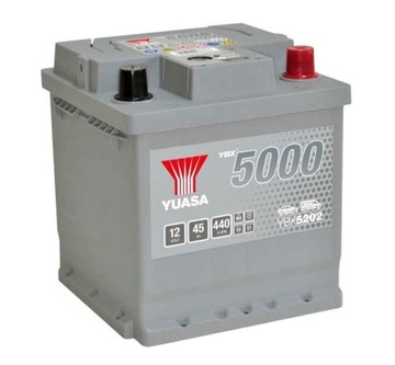 Akumulator Yuasa Silver High Performance SMF 12V 45Ah YBX5202