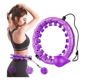 WYSZCZUPLAJĄCE HULA HOP HOOP z ciężarkami GRATIS