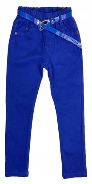 SPODNIE cotton DONNA w gumkę r 146 cm BLUE