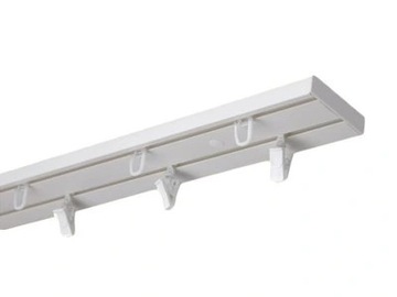 Karnisz sufitowy szyna PCV dwutorowa 460cm