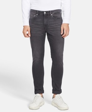 Eleganckie spodnie męskie CALVIN KLEIN JEANS jeansy r. 32X30 slim taper