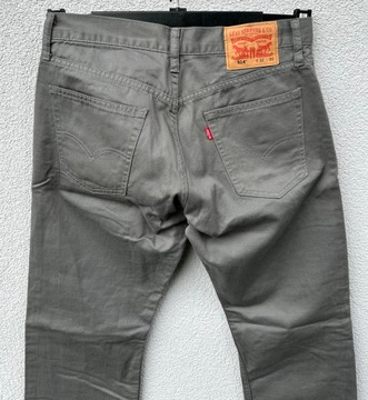 Levis 514 W32 L30 szare spodnie materiałowe Levi’s strauss
