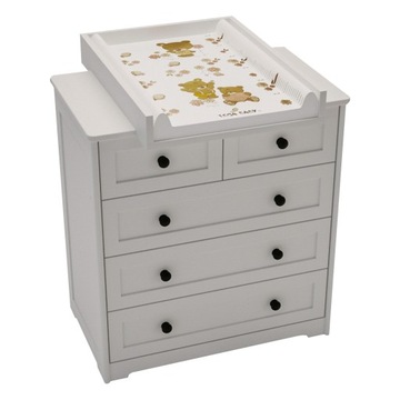Przewijak + nakładka dziecka komoda IKEA biały MIŚ